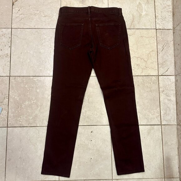 Banana Republic Slim Traveler Jean in Burgundy - Picture 5 of 5